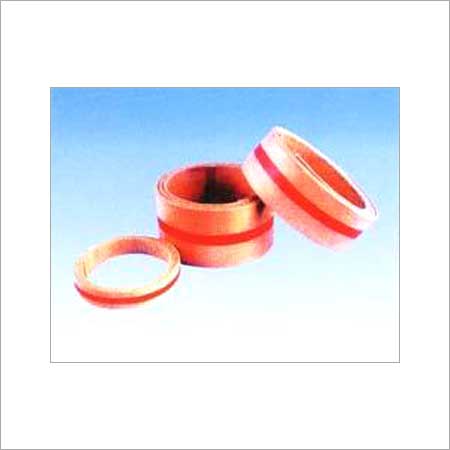 Orange Sturdy Construction Flat Transmission Belt