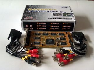 8 Channel H.264 Real-Time Pci Dvr Card Application: Industrial Use