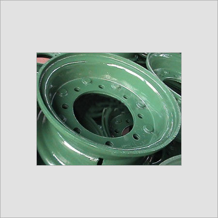 Green Double Plated Wheel Rim For Tractor