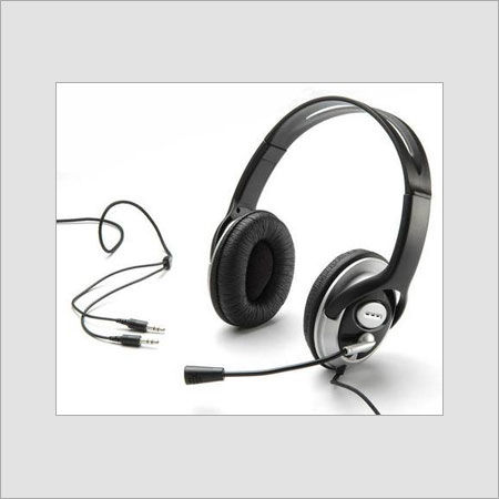 Black Excellent Sound Computer Headphone