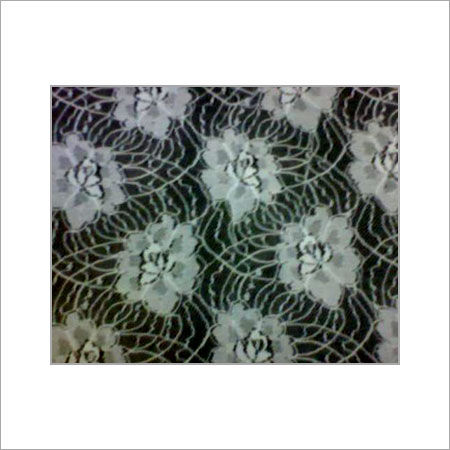 Black Heena Flower Knitted Fabric