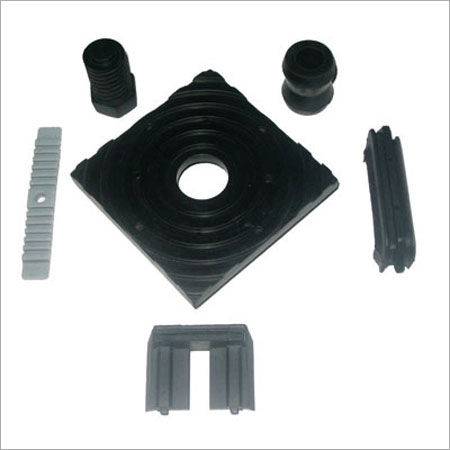 Black Neoprene Plain Rubber Pads