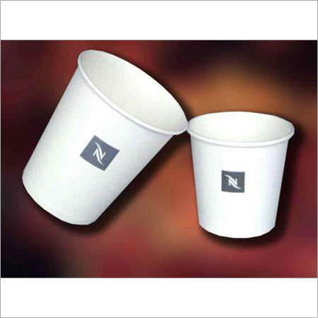 Leak Proof Plain White Disposable Paper Tea Cup