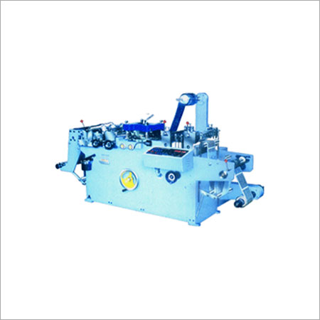 Blue Industrial Label Cutting Machine