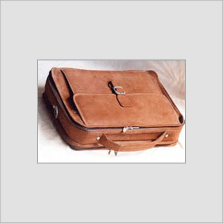 Plain Brown Leather Office Bags