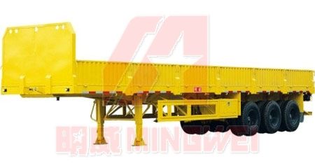 Platform Semi Trailer With Side Wall