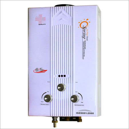 White Low Energy Consuming Water Heater