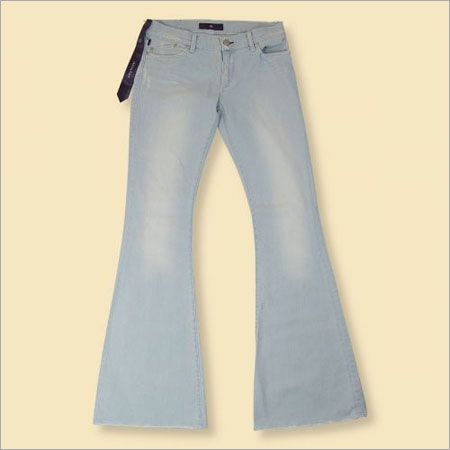 Plain Bleached Stretch Denim