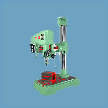 Back Geared Radial Drill Machine with Fine Feed