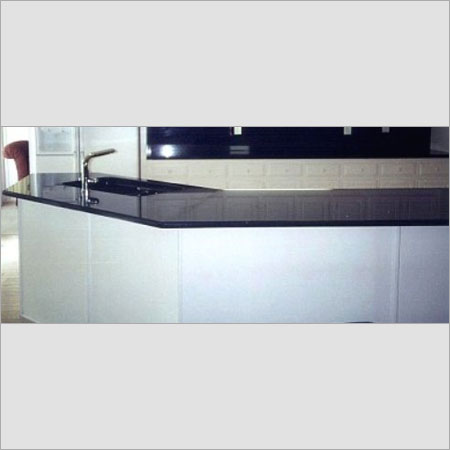 Jet Black Kitchen Granite Top