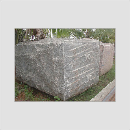 Black Rough Granite Blocks 