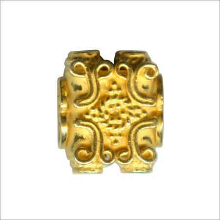 Round Golden Color Vermeil Beads