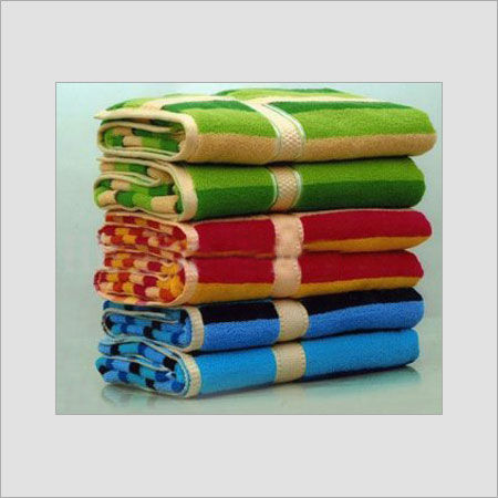 Various Colors Are Available Cotton Fabric Bath Towel