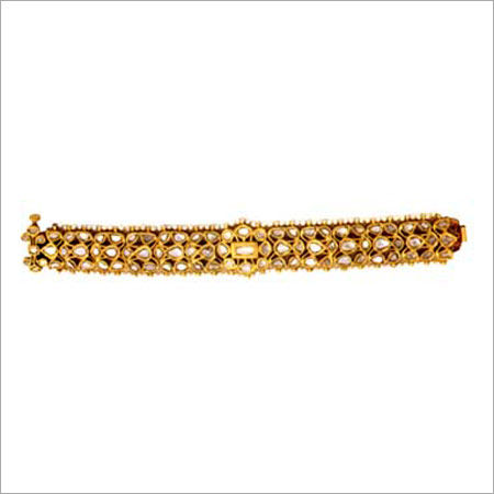 Designer Enameled Gold Bracelet