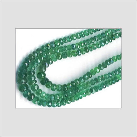 Emerald Facet Gemstone