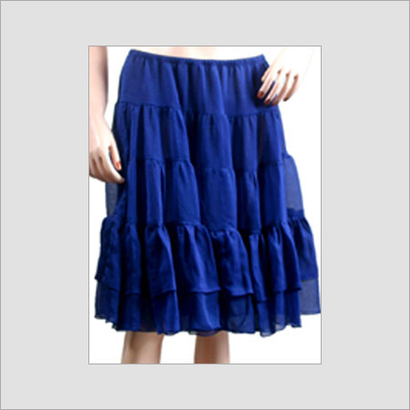 Georgette Fabric Women Skirt