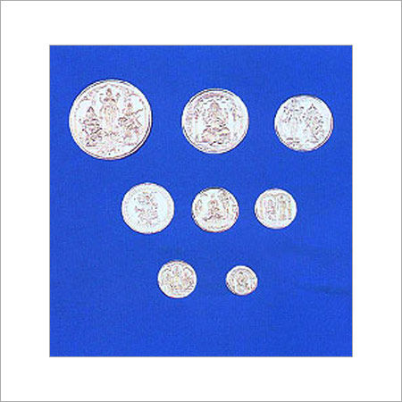 God Printed Silver Coins  Size: Various Sizes Are Available