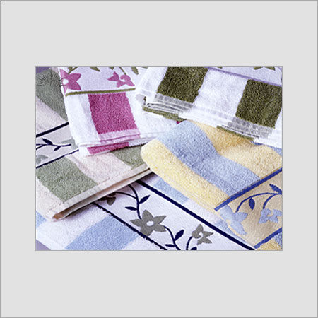 Jacquard Border Towels