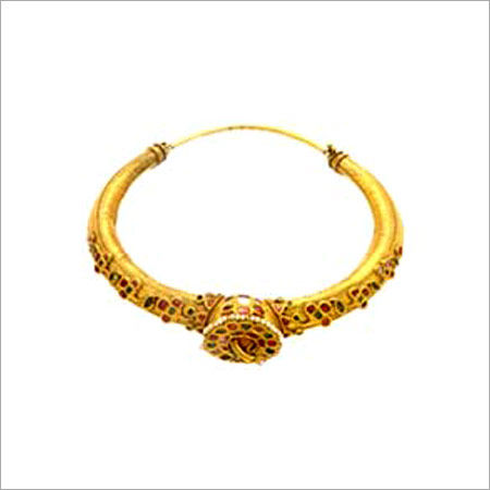 Golden Kundan Meena Gold Necklace