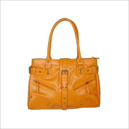 Various Colors Are Available Ladies Designer Leather Handbag