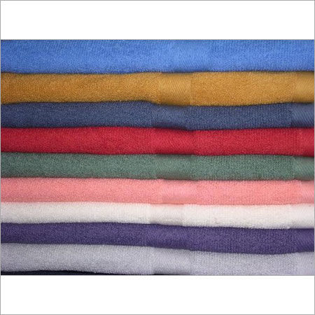 Various Colors Are Available Plain Dyed Towels