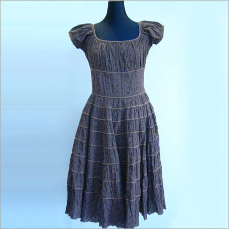 Short Sleeves Ladies Frock Bust Size: Various Sizes Are Available Inch (In)