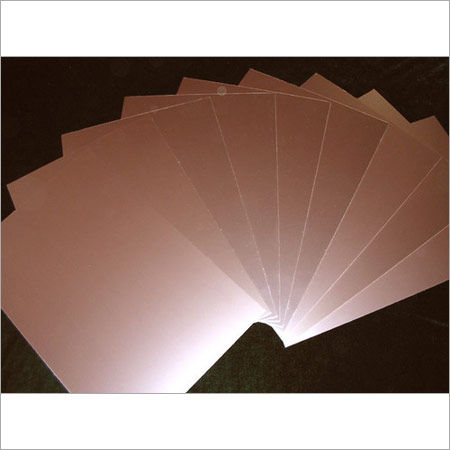 White Color Copper Clad Laminates Length: Various Length Are Avaialble Inch (In)