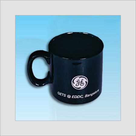 Various Colors Are Available Black Promotional Ceramic Cup