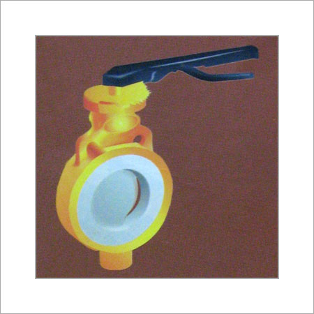 PTFE lined Butterfly Valve