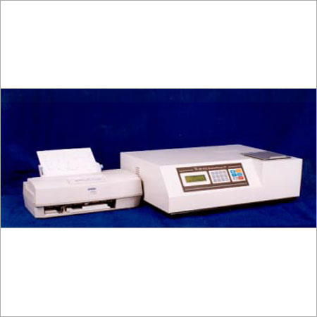 UV-VIS Spectrophotometer - 200 to 1000 nm Range, 20 Character LCD Display, Multi W/L & Time Scan