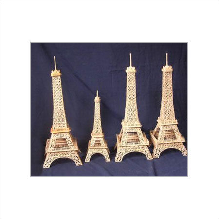 Handmade Bamboo Eiffel Tower