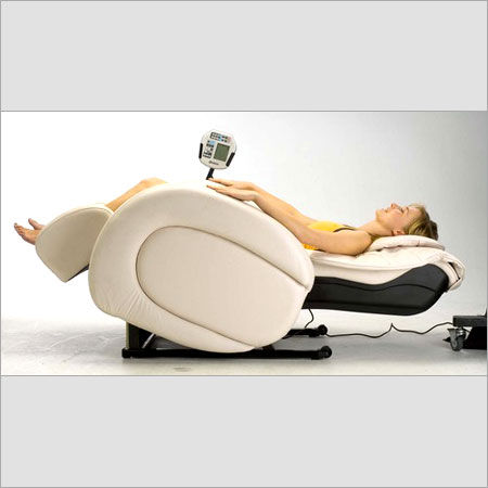 White Inversion Stretch Massage Chair