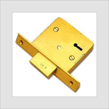 Brass Mortise Double Door Lock 