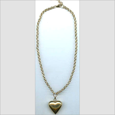 Fancy Heart Pendant Necklace