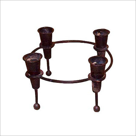 Fancy Iron Candle Holder