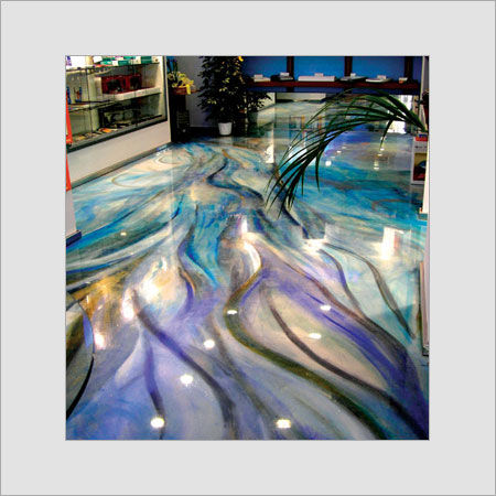 Anti-Slip High Gloss Resine Floor