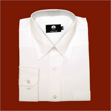 Mens Pure Cotton Plain Shirt