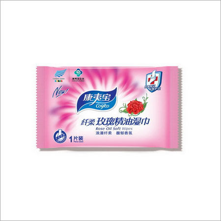 Rose Oil Soft Wet Wipes