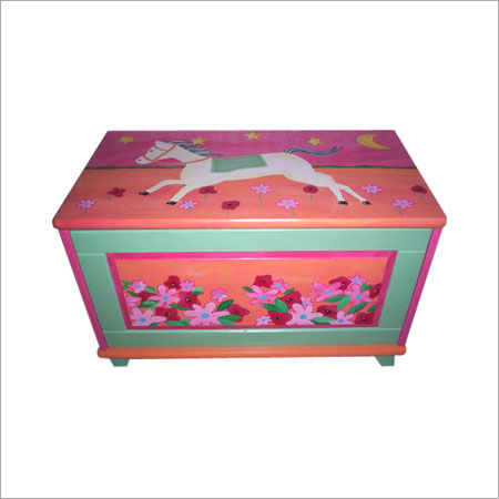 WOODEN HAND PAINTED BOX