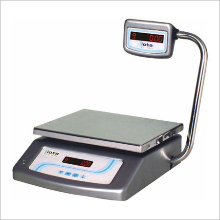 Black Digital Counter Weighing Scale