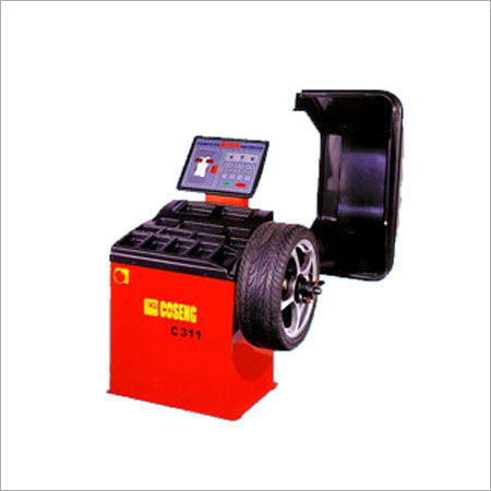 Wheel Balancer - Heavy-Duty Design for Truck and Passenger Wheels | Self Diagnosis, Automatic Start/Stop, Pneumatic Lifting Program, Self Calibration, Changeable Units, Protection Cover