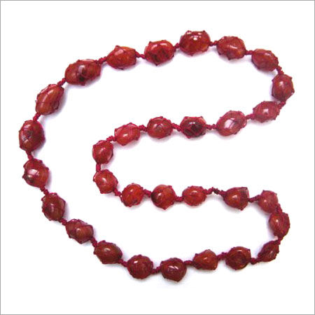 Ladies Fancy Red Carnelian Necklace