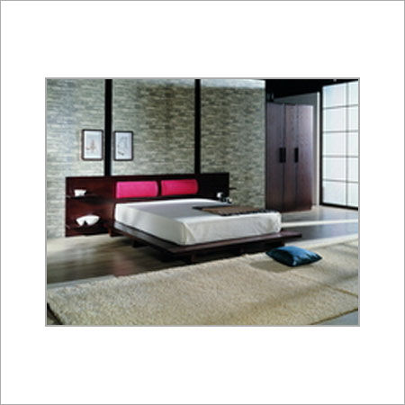 Brown Stylish Hard Wooden Double Beds