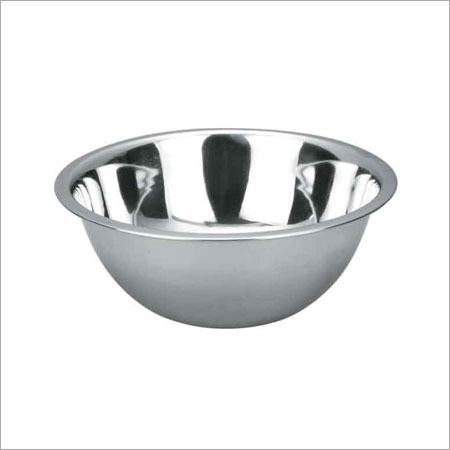 Silver Stainless Steel Deep Mixing Bowl