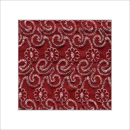 Cotton Embroidered Tissue Fabric