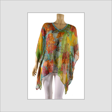 Custom Ladies Printed Tunic Tops, S To Xxl