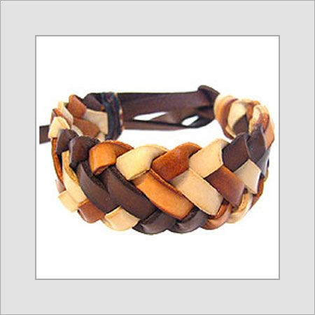 Any Leather Bracelet With Fine Finishing