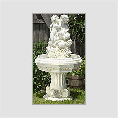 White Marble Decorative Garden Fountain 