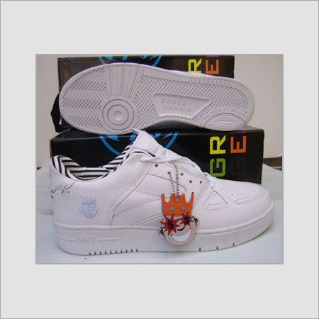 Pvc Mens White Casual Shoes 