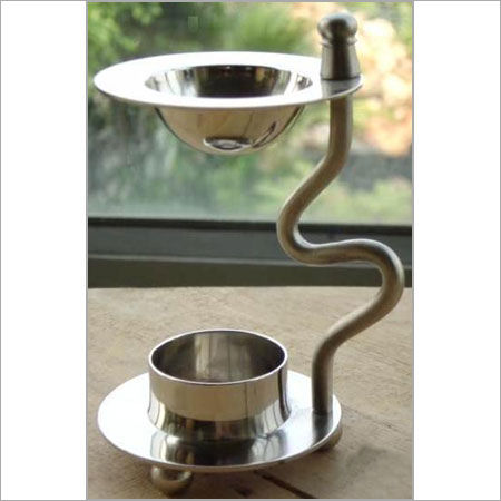 Grey Solid Brass Oil Burner 